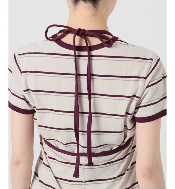 SLOBE IENA「《2枚セット》ホルターネックボーダーTセット」|Tシャツ・カットソー|