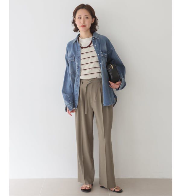SLOBE IENA「《2枚セット》ホルターネックボーダーTセット」|Tシャツ・カットソー|