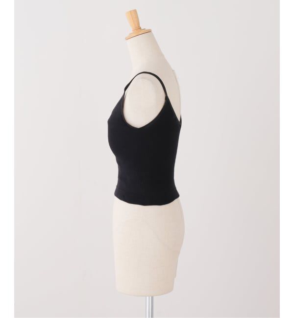 SLOBE IENA「《追加》PALM/パーム 2&times;2RIB BRACAMISOLE PLTY-A1002」|インナー|