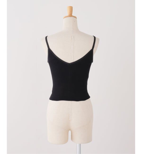 SLOBE IENA「《追加》PALM/パーム 2&times;2RIB BRACAMISOLE PLTY-A1002」|インナー|