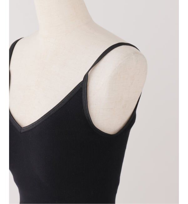 SLOBE IENA「《追加》PALM/パーム 2&times;2RIB BRACAMISOLE PLTY-A1002」|インナー|