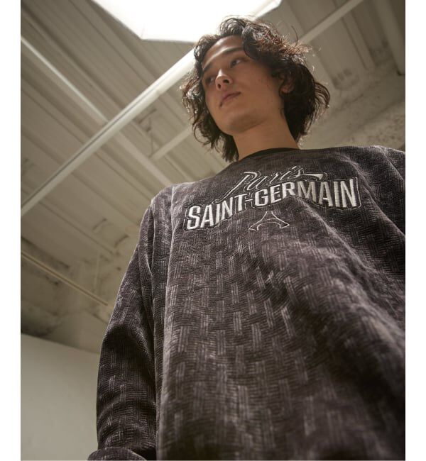 Paris Saint-Germain「【Paris Saint-Germain / パリ・サン＝ジェルマン】  JP Velour Texture Crew」|スウェット・ジャージ|