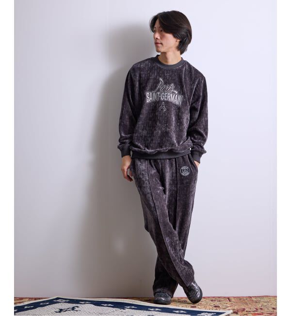 Paris Saint-Germain「【Paris Saint-Germain / パリ・サン＝ジェルマン】  JP Velour Texture Crew」|スウェット・ジャージ|