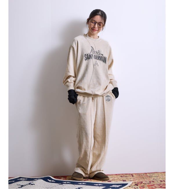 Paris Saint-Germain「【Paris Saint-Germain / パリ・サン＝ジェルマン】  JP Velour Texture Crew」|スウェット・ジャージ|