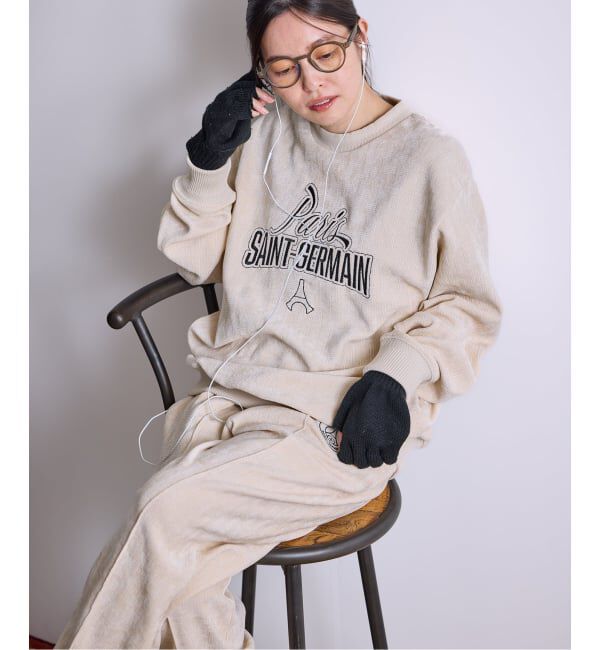 Paris Saint-Germain「【Paris Saint-Germain / パリ・サン＝ジェルマン】  JP Velour Texture Crew」|スウェット・ジャージ|