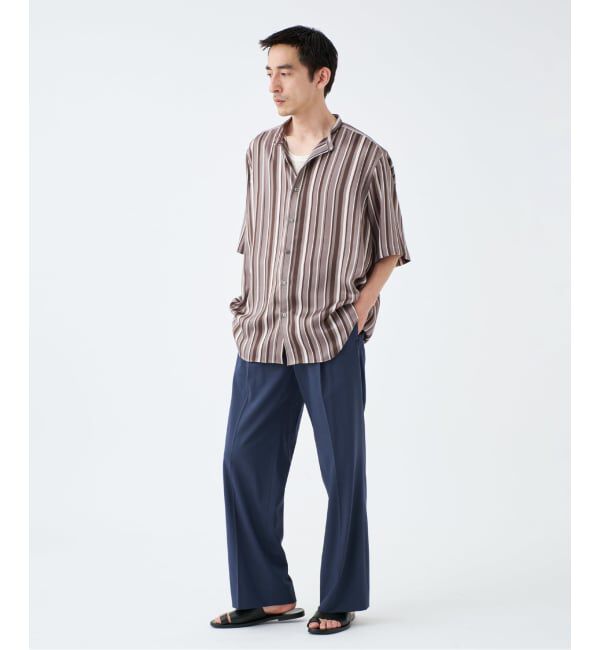 EDIFICE「サイド アジャスト ワイド パンツ」|スラックス|