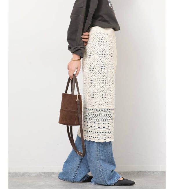 JOURNAL STANDARD relume「クロシェレースラップスカート」|スカート|