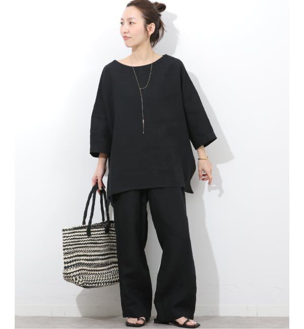 JOURNAL STANDARD relume「《予約》ベルギーリネンポンチョブラウス」|シャツ・ブラウス|