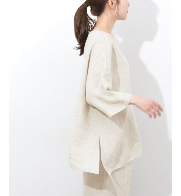 JOURNAL STANDARD relume「《予約》ベルギーリネンポンチョブラウス」|シャツ・ブラウス|