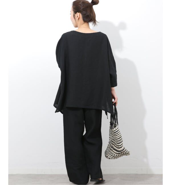 JOURNAL STANDARD relume「《予約》ベルギーリネンポンチョブラウス」|シャツ・ブラウス|