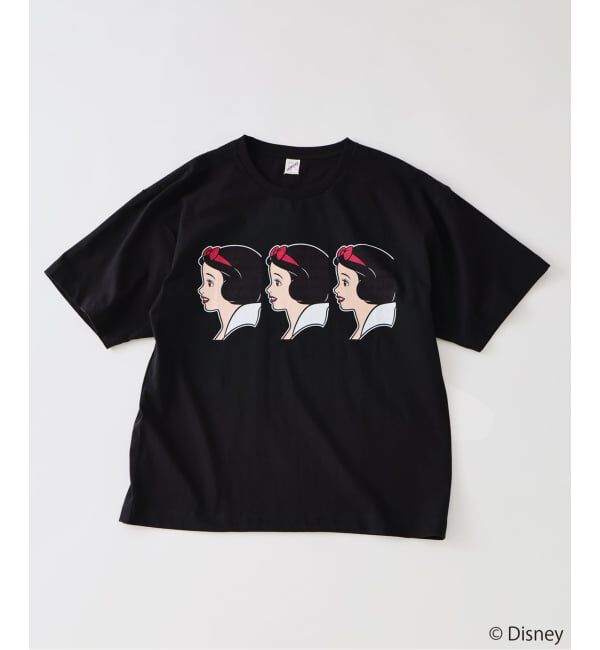 JOURNAL STANDARD relume「Disney / ディズニープリンセス / 別注 FANTASY A&G INC プリントTシャツ」|Tシャツ・カットソー|ブラック
