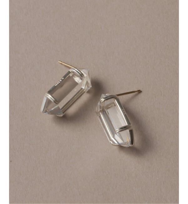 Spick and Span「【SAMH by LILAS】ハーモニークォーツピアス SV（両耳）」|ピアス|シルバー