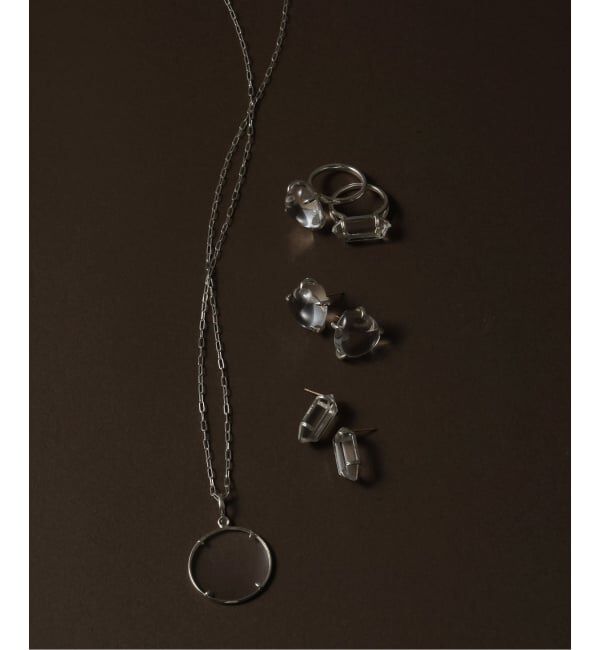 Spick and Span「【SAMH by LILAS】ハーモニークォーツピアス SV（両耳）」|ピアス|