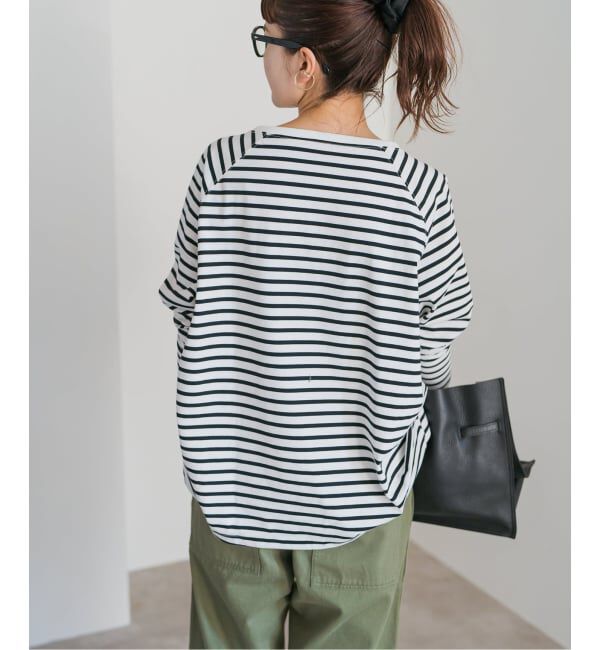 Spick and Span「《追加2》ボートネックバックタックプルオーバー」|Tシャツ・カットソー|