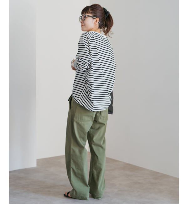Spick and Span「《追加2》ボートネックバックタックプルオーバー」|Tシャツ・カットソー|