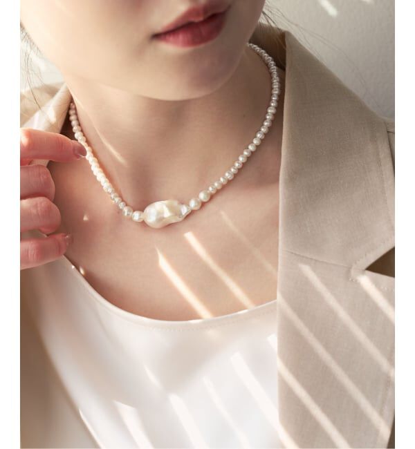 NOBLE「in mood/インムード BQ PRL 36cm choker」|ネックレス|