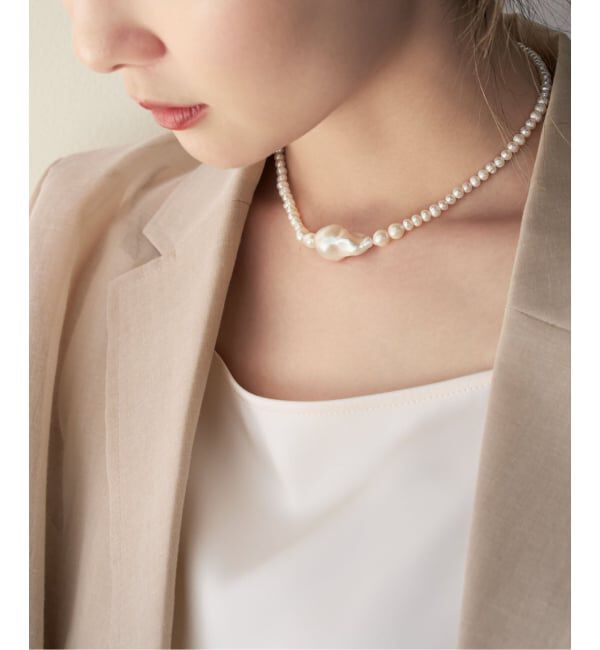NOBLE「in mood/インムード BQ PRL 36cm choker」|ネックレス|