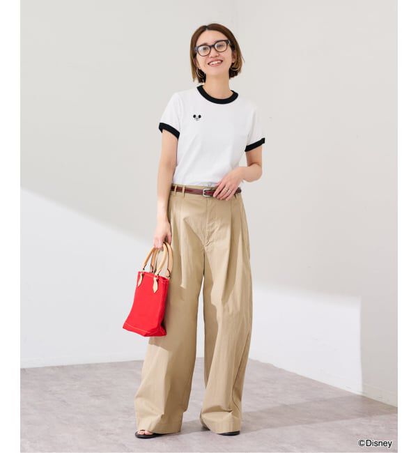 FRAMeWORK「JANE SMITH/ジェーンスミス mickey ringer tee」|Tシャツ・カットソー|