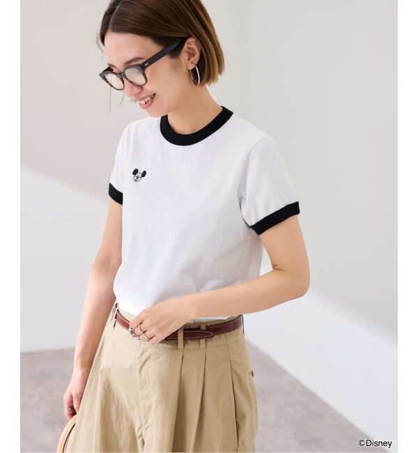 FRAMeWORK「JANE SMITH/ジェーンスミス mickey ringer tee」|Tシャツ・カットソー|