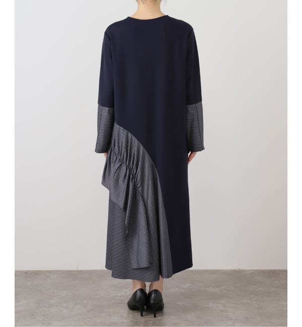  「【洗える】MARECHAL TERRE/マルシャルテル ランダムストライプワンピース」|ワンピース|