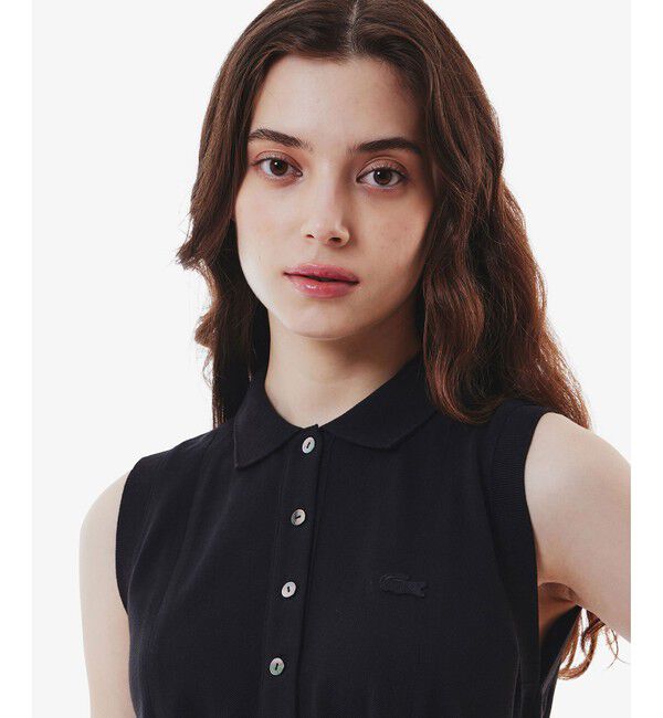 LACOSTE「ノースリーブポロドレス / マキシ丈ワンピース」|ワンピース|