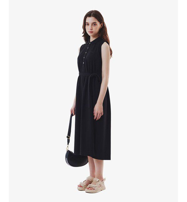 LACOSTE「ノースリーブポロドレス / マキシ丈ワンピース」|ワンピース|