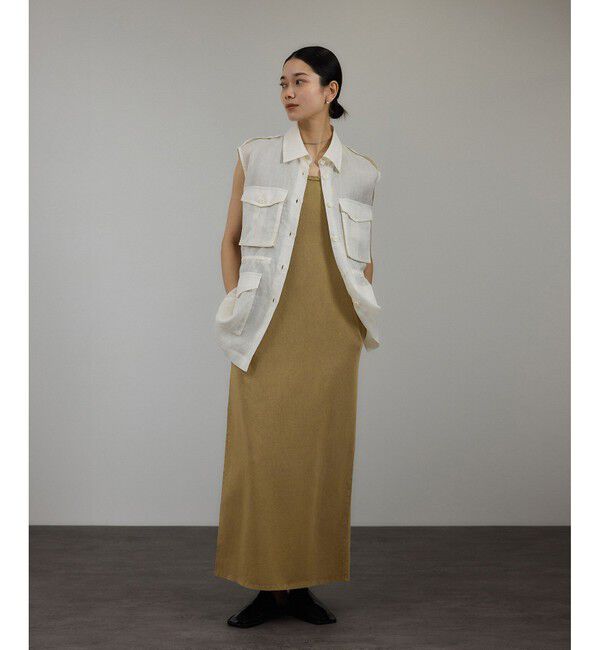 SALON adam et rope'「ガーメントダイ 天竺ワンピース」|ワンピース|
