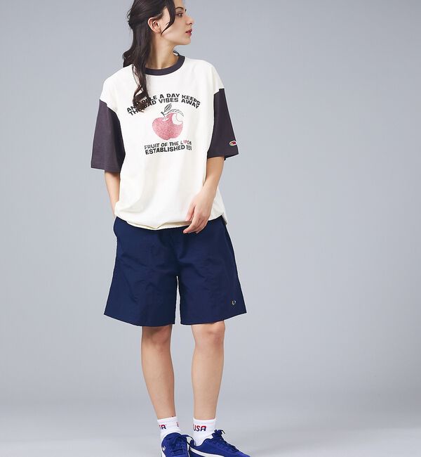 ABAHOUSE「【FRUIT OF THE LOOM/フルーツ・オブ・ザ・ルーム】リンゴ＆メッセ」|Tシャツ・カットソー|