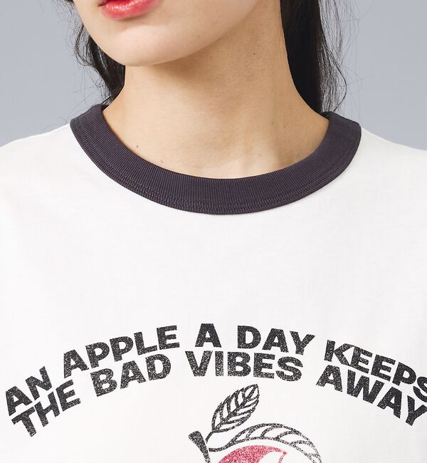 ABAHOUSE「【FRUIT OF THE LOOM/フルーツ・オブ・ザ・ルーム】リンゴ＆メッセ」|Tシャツ・カットソー|