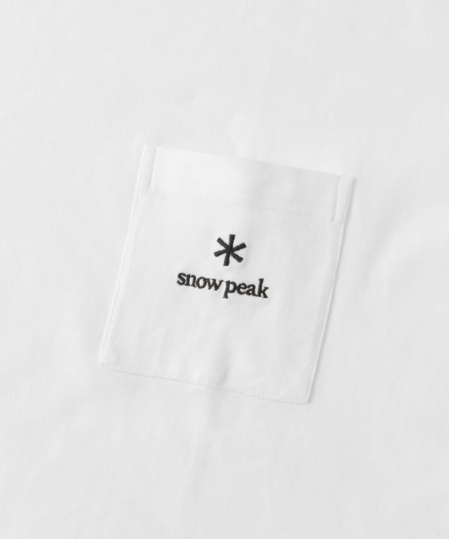 URBAN RESEARCH DOORS「『別注』Snow Peak Apparel&times;DOORS　Pocket Logo T-shirts」|Tシャツ・カットソー|