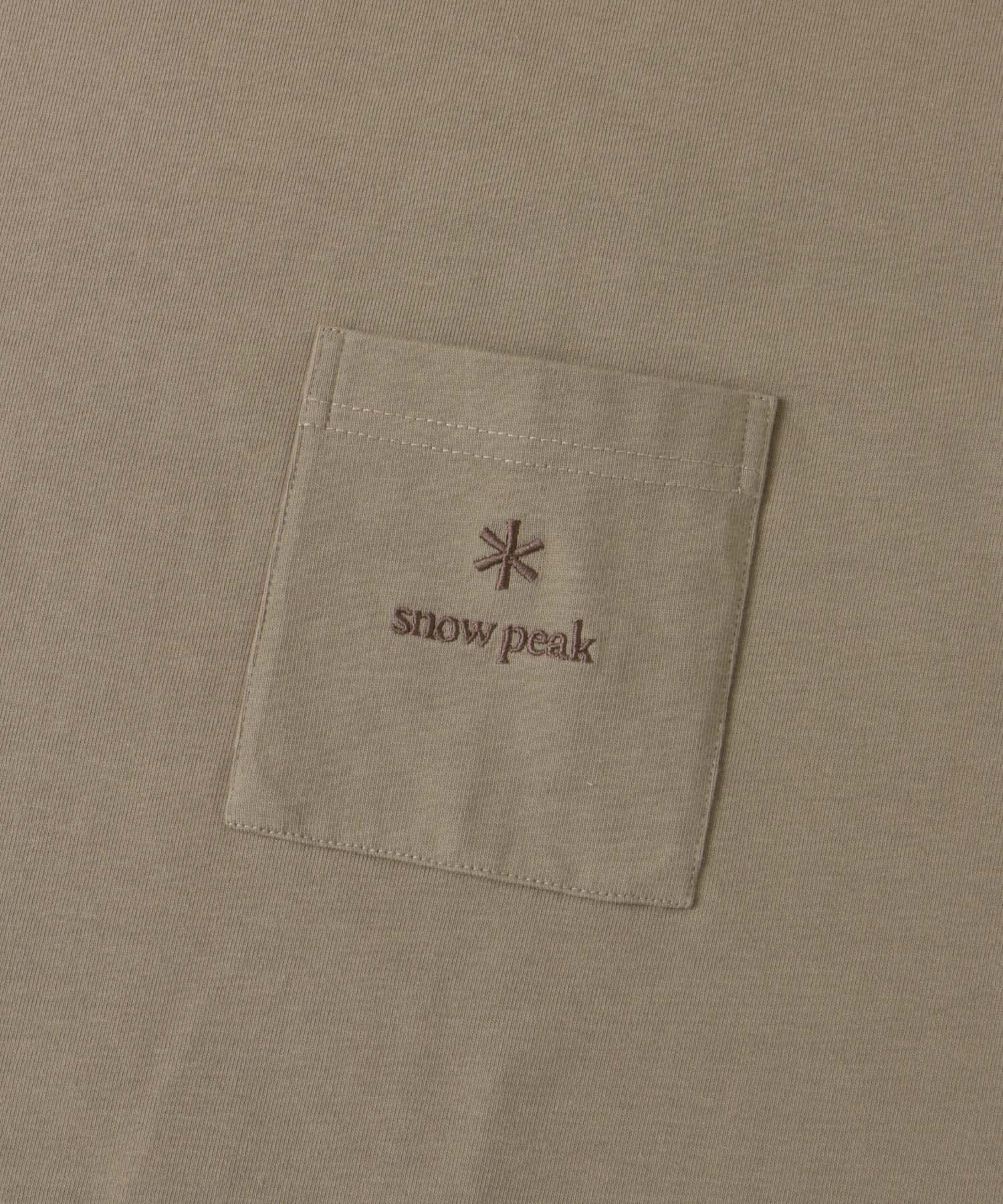 URBAN RESEARCH DOORS「『別注』Snow Peak Apparel&times;DOORS　Pocket Logo T-shirts」|Tシャツ・カットソー|
