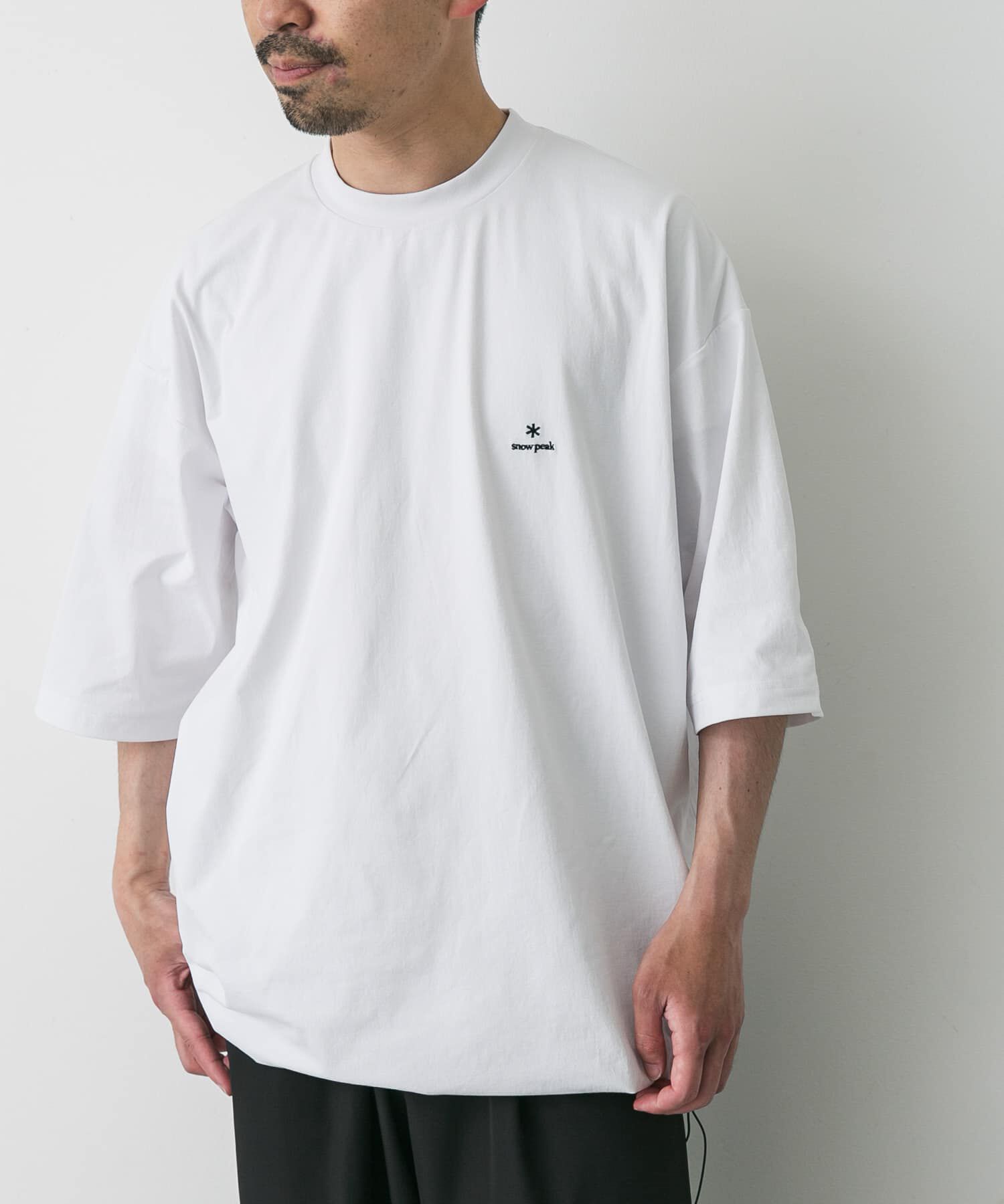 URBAN RESEARCH DOORS「『別注』Snow Peak&times;DOORS　WaterActive Drawstring Tee」|Tシャツ・カットソー|