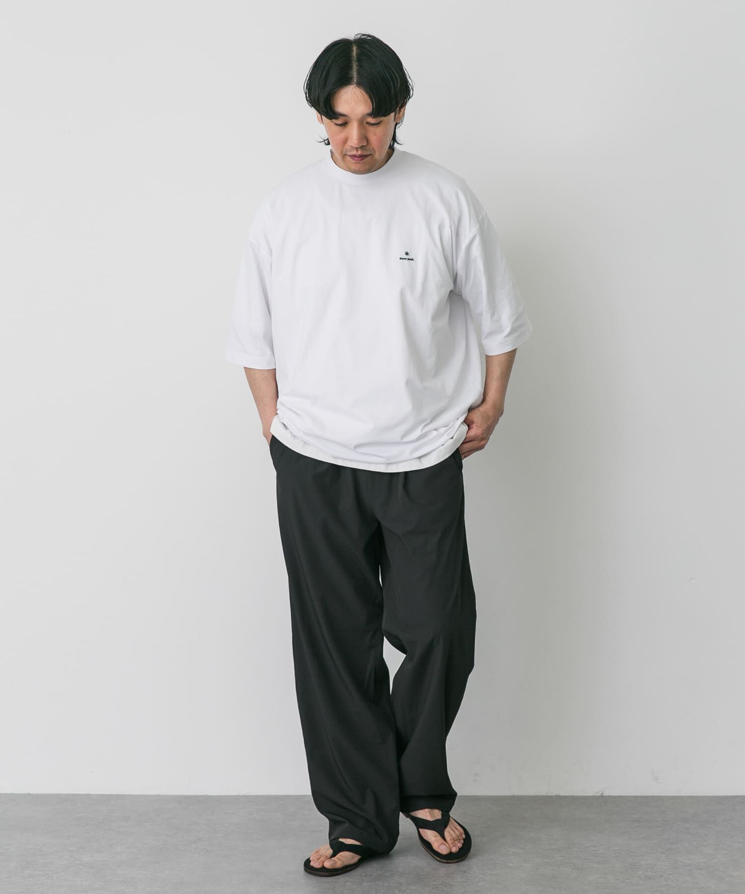 URBAN RESEARCH DOORS「『別注』Snow Peak&times;DOORS　WaterActive Drawstring Tee」|Tシャツ・カットソー|