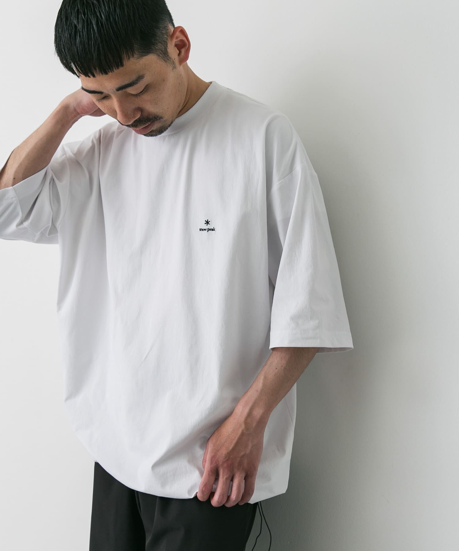 URBAN RESEARCH DOORS「『別注』Snow Peak&times;DOORS　WaterActive Drawstring Tee」|Tシャツ・カットソー|