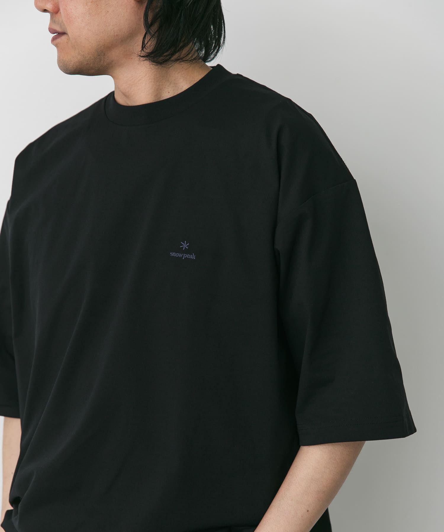 URBAN RESEARCH DOORS「『別注』Snow Peak&times;DOORS　WaterActive Drawstring Tee」|Tシャツ・カットソー|