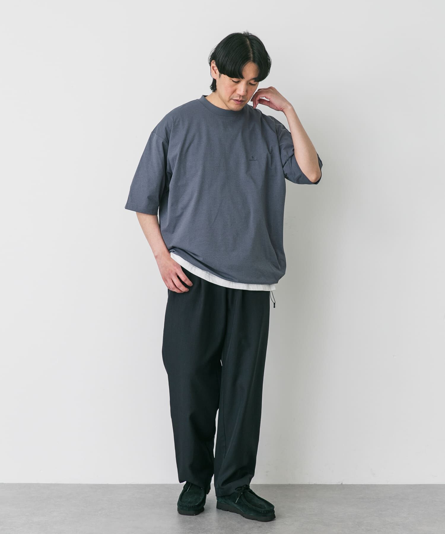 URBAN RESEARCH DOORS「『別注』Snow Peak&times;DOORS　WaterActive Drawstring Tee」|Tシャツ・カットソー|