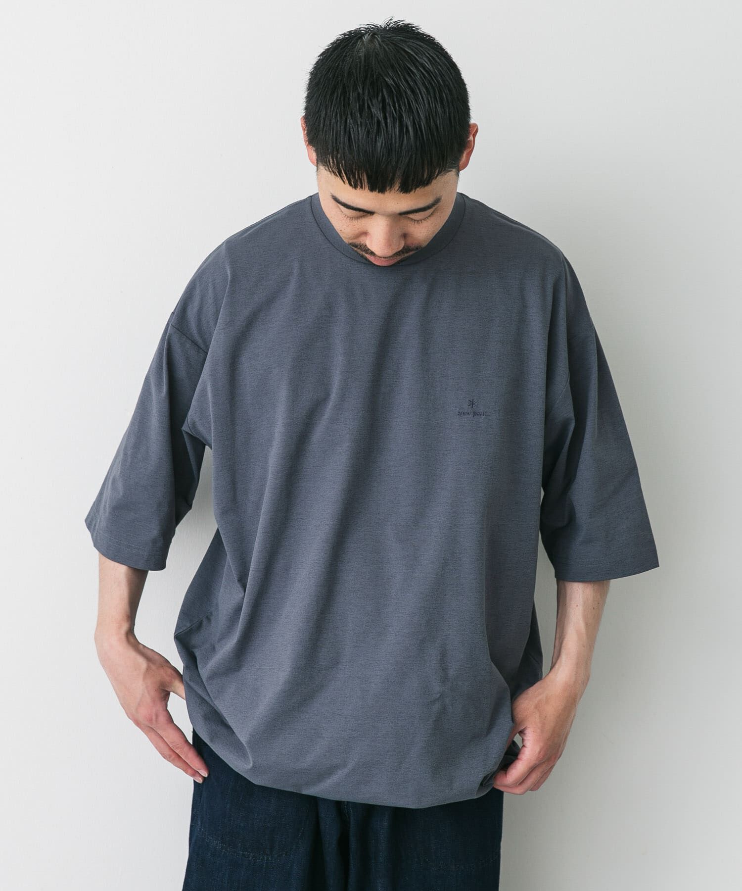 URBAN RESEARCH DOORS「『別注』Snow Peak&times;DOORS　WaterActive Drawstring Tee」|Tシャツ・カットソー|