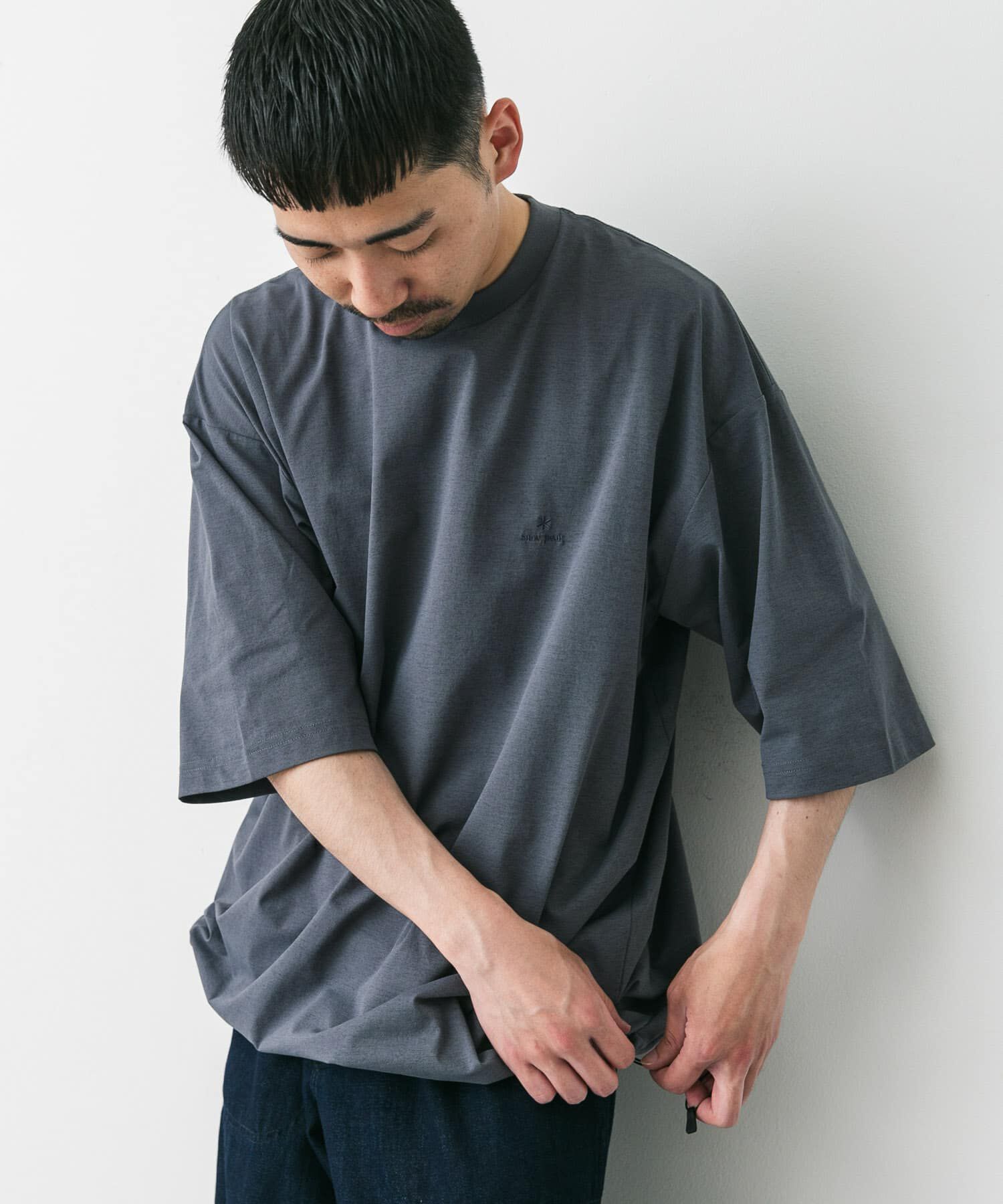 URBAN RESEARCH DOORS「『別注』Snow Peak&times;DOORS　WaterActive Drawstring Tee」|Tシャツ・カットソー|