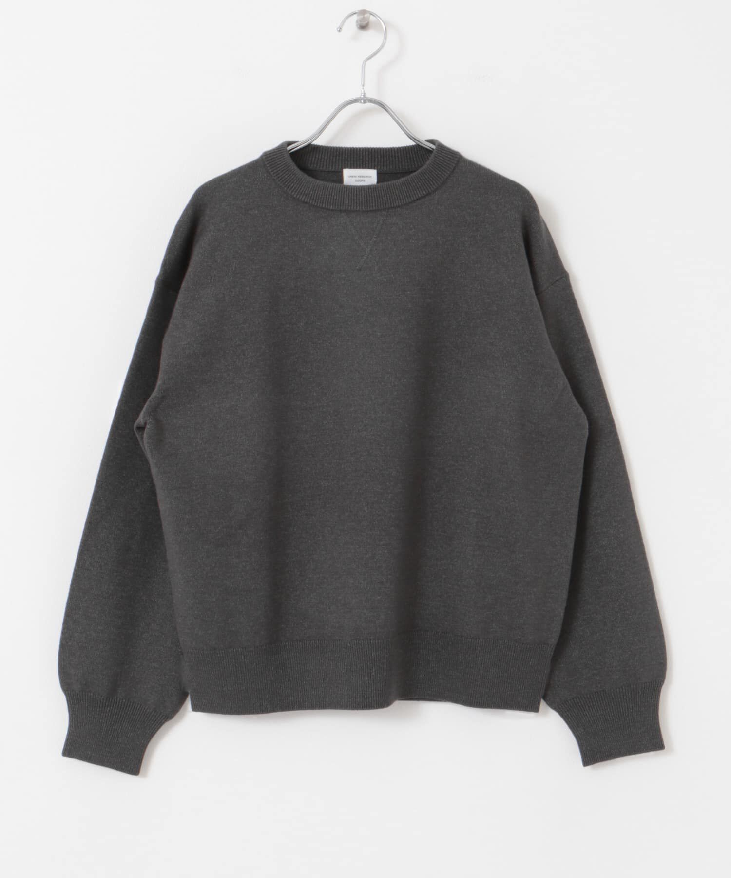 URBAN RESEARCH DOORS「『UR TECH 200日ニット』スウェットライクプルオーバー」|ニット・セーター|