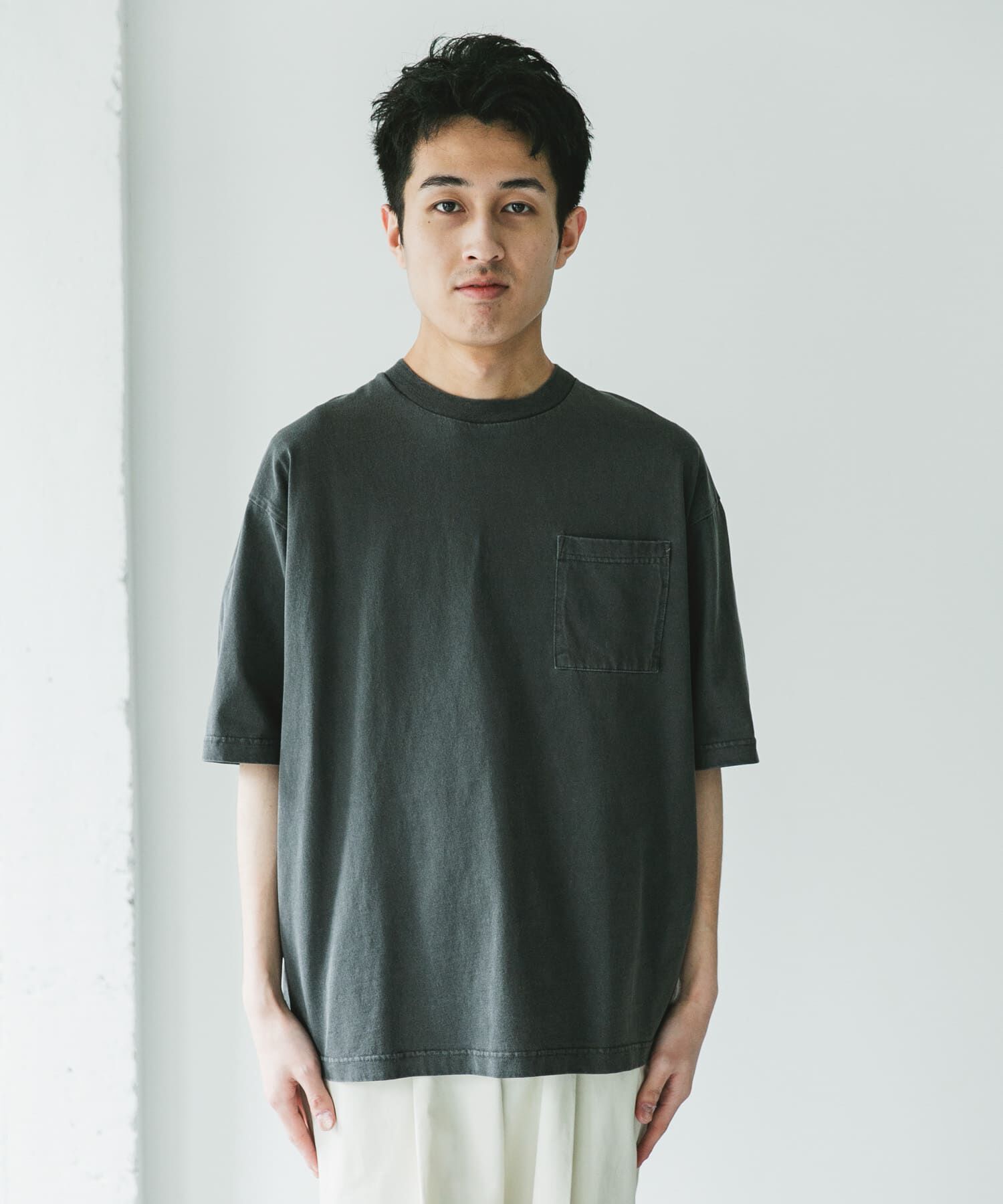 URBAN RESEARCH DOORS「ピグメントダイ半袖Tシャツ」|Tシャツ・カットソー|