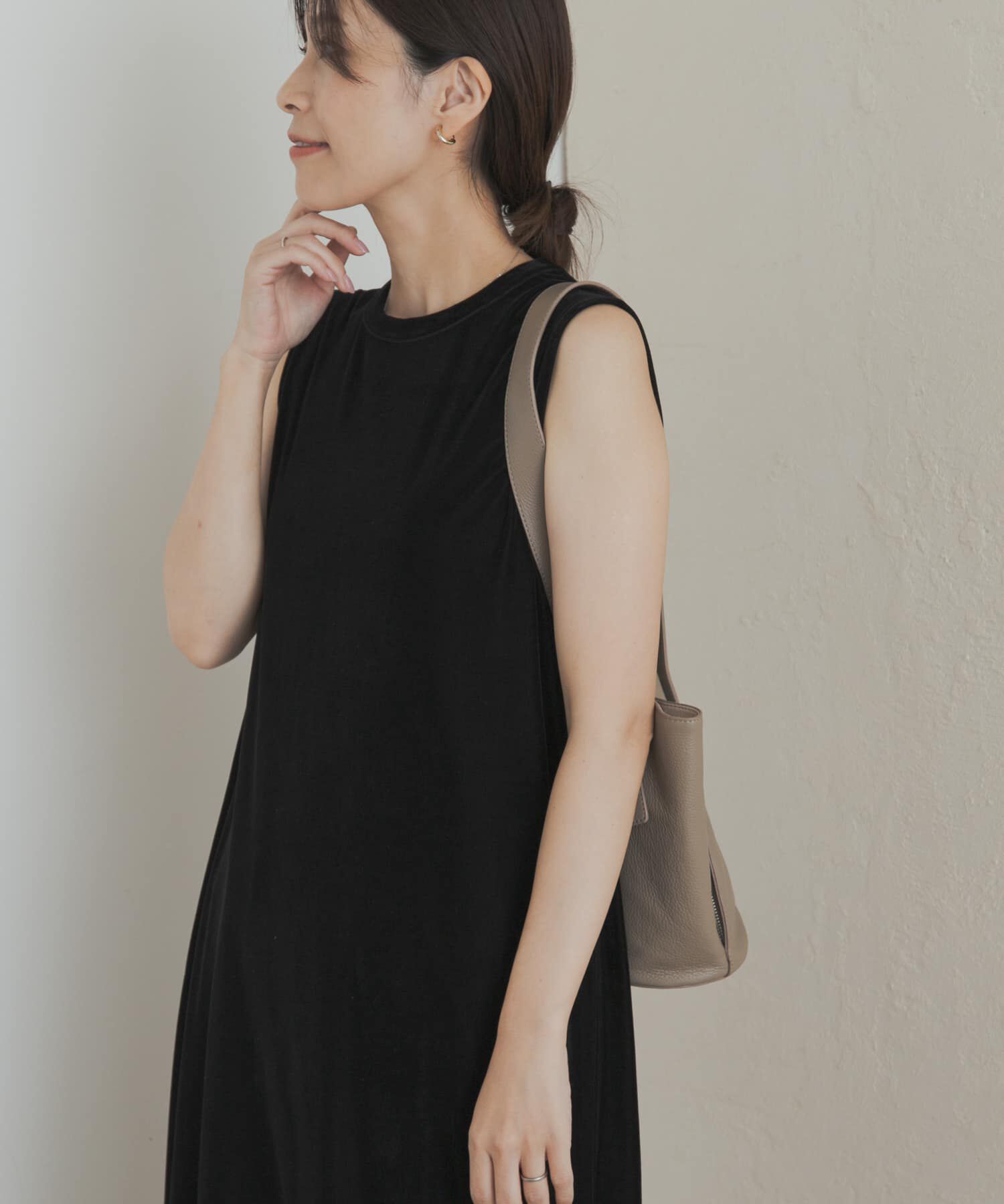 URBAN RESEARCH DOORS「シアーベロアワンピース」|ワンピース|