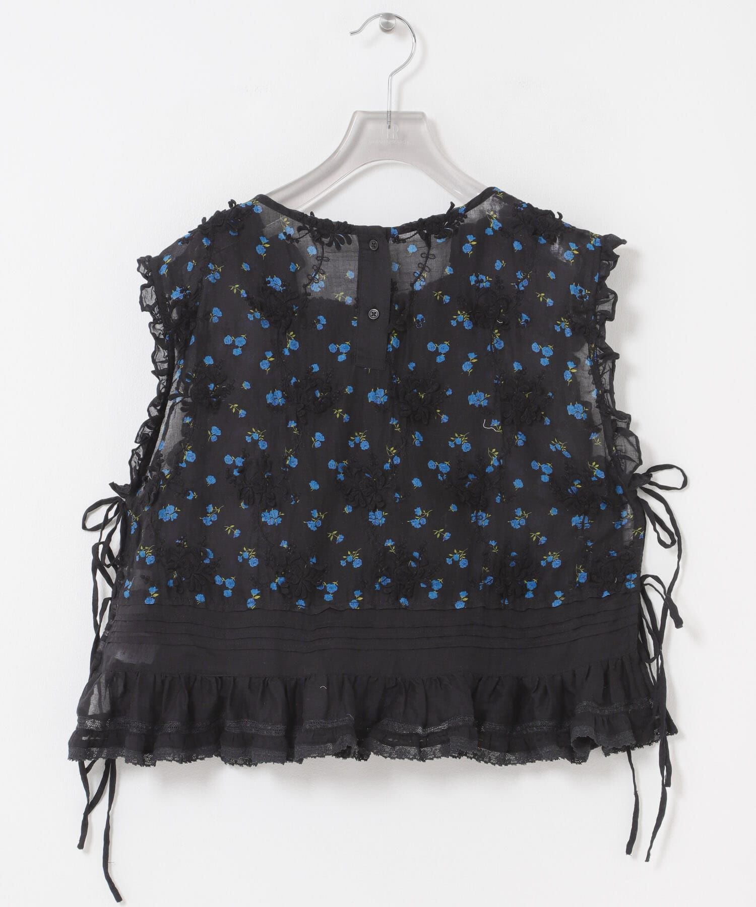 URBAN RESEARCH「crinkle crinkle crinkle　SHEER FLOWER VEST BLOUSE」|シャツ・ブラウス|