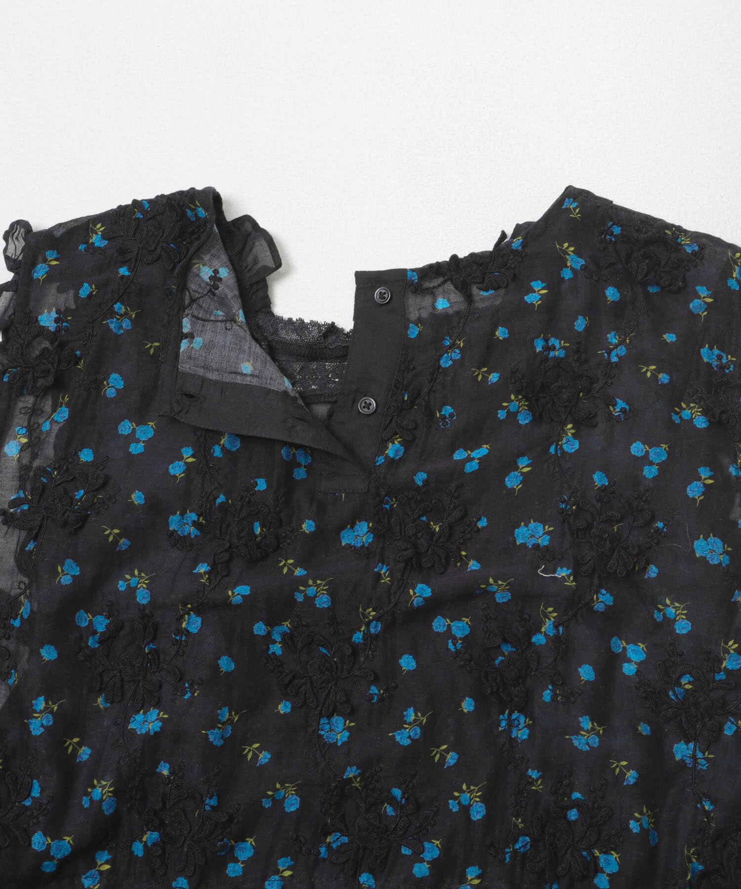 URBAN RESEARCH「crinkle crinkle crinkle　SHEER FLOWER VEST BLOUSE」|シャツ・ブラウス|