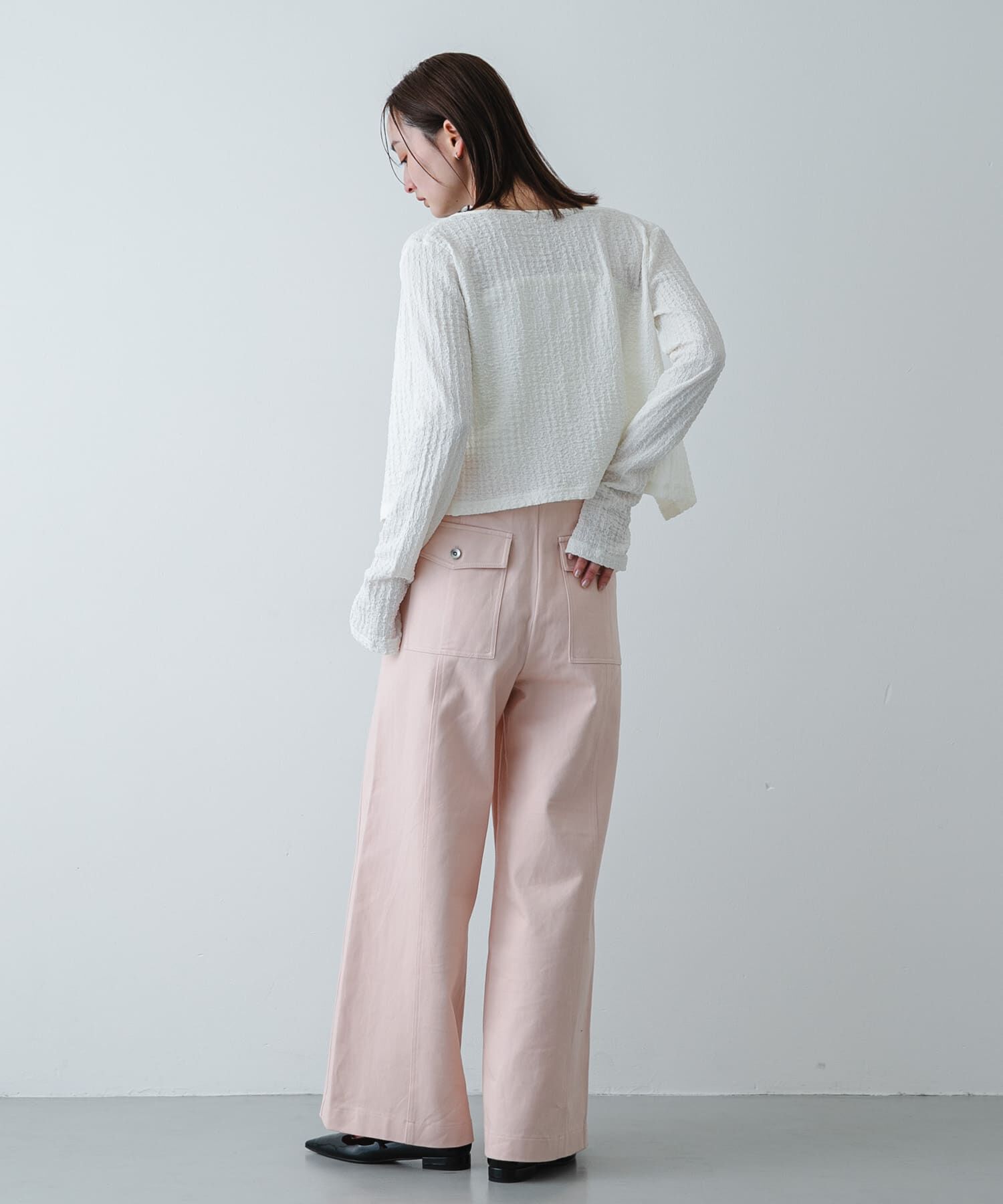 SENSE OF PLACE by URBAN RESEARCH「シャーリングカットカーディガン」|Tシャツ・カットソー|
