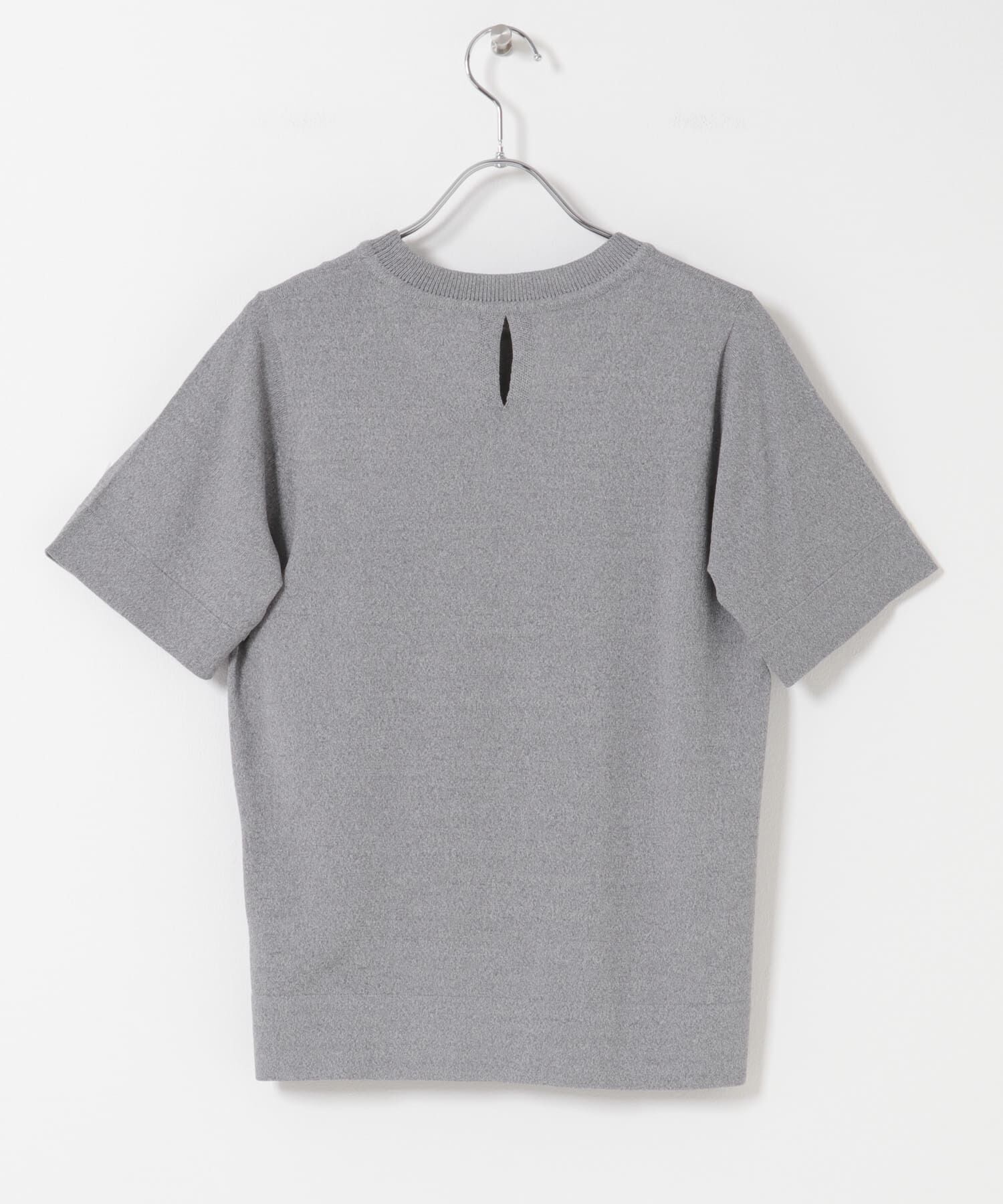 SENSE OF PLACE by URBAN RESEARCH「『洗濯可』プレートツキニットTシャツ(半袖)」|ニット・セーター|