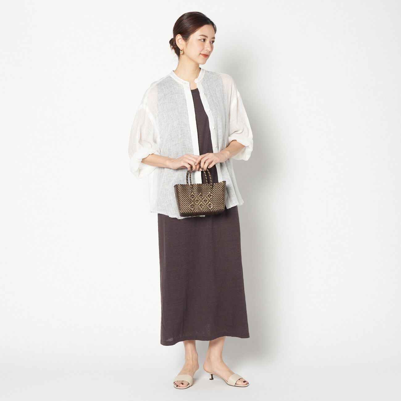 HELIOPOLE「HELIOPOLE LINEN GAUZE SHIRT」|シャツ・ブラウス|