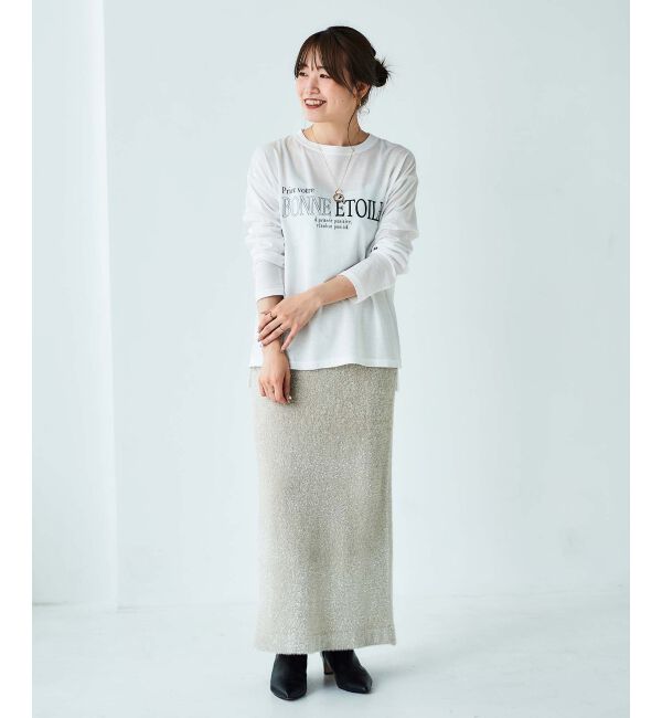 le.coeur blanc「《手洗い可能》BONNE ETOILE ロンTEE」|Tシャツ・カットソー|