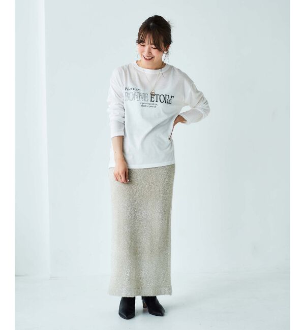 le.coeur blanc「《手洗い可能》BONNE ETOILE ロンTEE」|Tシャツ・カットソー|
