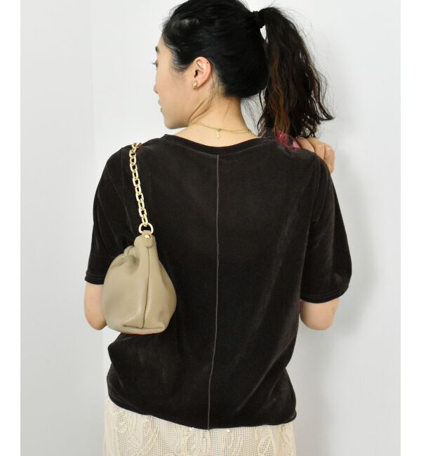  「シアーベロアTシャツ」|Tシャツ・カットソー|
