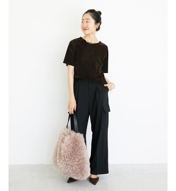  「シアーベロアTシャツ」|Tシャツ・カットソー|